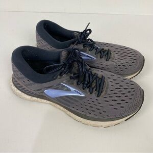 Brooks Transcend 6 Athletic Sneakers Grey Blue Purple